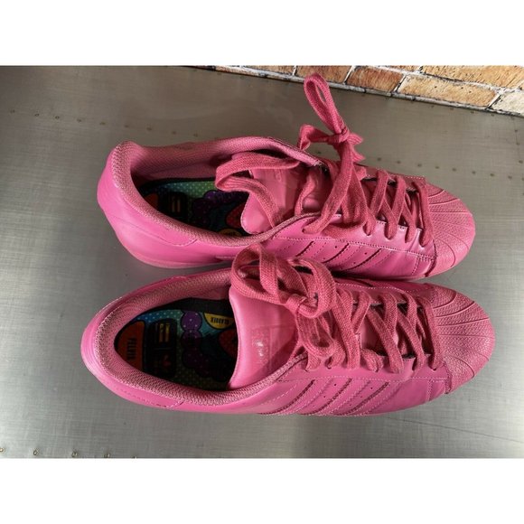 Adidas Superstar Supercolor Pack Pharrell Williams Solar Pink S41839 Mens Sz 11 - Picture 9 of 11